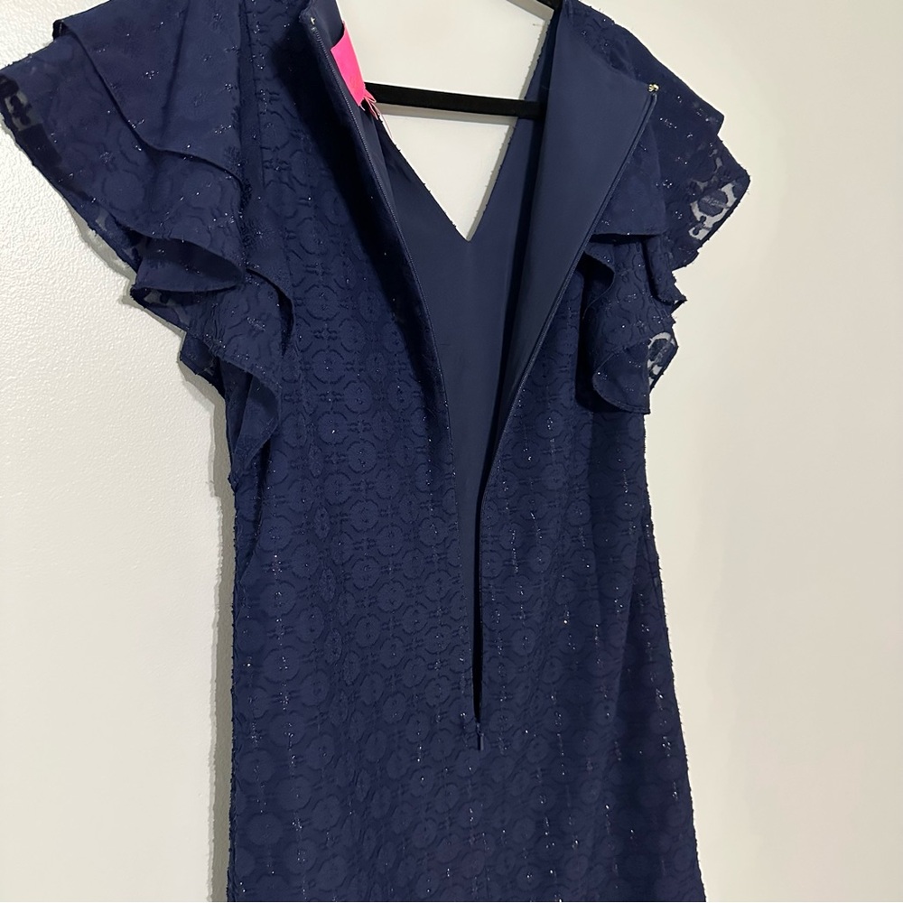 NWT Lilly Pulitzer Kathie True Navy Tanzanian clip Midi Dress
Size 2 - Picture 9 of 10